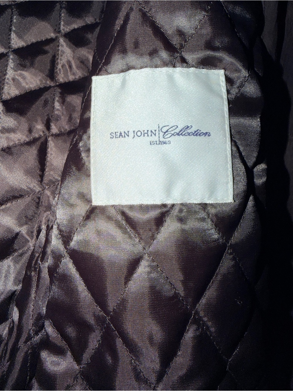 Vintage Men’s Sean John Knit Flight Jacket Suede Leather Bomber Y2K - Picture 9 of 10